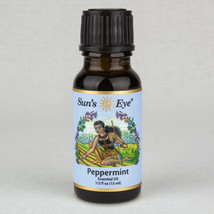 Peppermint, Sun&#39;s Eye Essential Oil, 1/2 Ounce Bottle - £14.02 GBP
