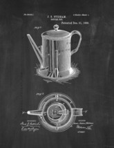 An item in the Art category: Coffee Pot Patent Print - Chalkboard