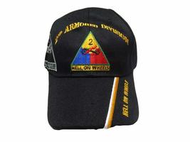 2nd Armored Division Hell on Wheels Shadow Cap U.S Army 100% Acrylic Licensed Bl - £9.15 GBP