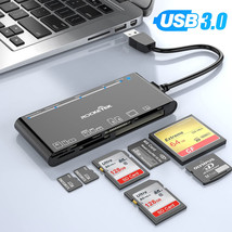 7-IN-1 Usb 3.0 Memory Card Reader High-Speed Adapter For Micro Sd Sdxc Cf Sdhc - £23.53 GBP