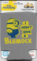 Minions Movie Carl Saying I Don&#39;t Give A Blumock Beer Huggie Can Cooler ... - $5.94