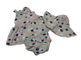 Gerber Infant Girls 3pc Racer Back Tank Dress, Bottoms &amp; Hat Set (0-3M) ... - $232.25 MXN