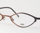 NCE New Classic Eyewear 1031 402 Brown Black UNIQUE RARE EYEGLASSES 46-1... - $86.70
