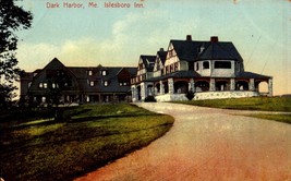 Islesboro Inn - Dark Harbor ME -DB PRE 1915 POSTCARD BK64 - £4.74 GBP