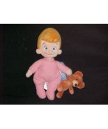 11&quot; Peter Pan Michael Plush Toy With Teddy Bear and Tags From The Disney... - £200.31 GBP