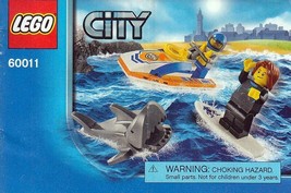 Instruction Book Only For LEGO CITY Surfer Rescue 60011 - £5.18 GBP