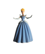 Cinderella Figure with Classic Blue Gown Disney Collectible Toy Cake Topper - $12.97