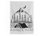 E wander more camping scene tapestry 100 polyester wall tapestry with hemmed edges thumb155 crop