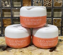 Bundle 3 Sunday Riley CEO Afterglow Vitamin C Gel Cream 0.3 Oz Each- 0.9... - $19.75