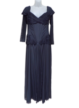 VICKY TIEL Couture Off The Shoulder Boned Corset Gown sz 42, US 12 Vtg 80&#39;s - £465.40 GBP