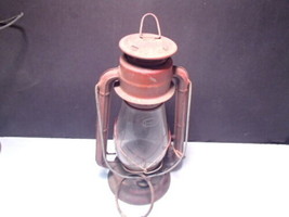 Vintage Dietz Red Junior #20 Railroad Lantern ~~ 12&quot; tall ~ org globe - $44.99