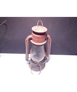 Vintage Dietz Red Junior #20 Railroad Lantern ~~ 12&quot; tall ~ org globe - $61.26 CAD