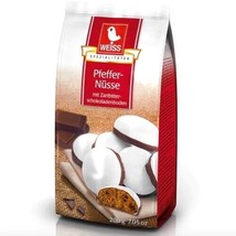 WEISS White Pfeffernusse Choco Bottom glazed gingerbread cookies 200g FREE SHIP - £7.59 GBP