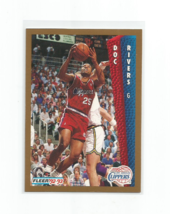 Doc Rivers (Los Angeles Clippers) 1992-93 Fleer Basketball Card #103 - £3.89 GBP