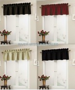 Solid Tailored Textured Window Valance, 56&quot; x 17&quot; in.- Solid Colors, Cho... - $217.40 MXN+