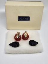 Avon Vintage 1982 Autumn Glow Convertible Pierced Earrings - £9.08 GBP