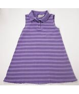 CIRCO GIRLS SIZE MEDIUM 8 PURPLE STRIPED SLEEVELESS COTTON DRESS  - $7.91