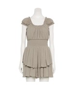 Harper &amp; Ivy Off Shoulder Romper Cinder (Light Gray) Women&#39;s Jr Sz XL NWT - $21.29