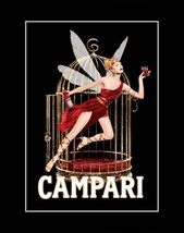 Rare Campari Poster, Aperitif Liqueur, Tinkerbell, Unique Gift - £15.97 GBP - £31.96 GBP