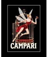Rare Campari Poster, Aperitif Liqueur, Tinkerbell, Unique Gift - $19.99+