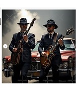 Guitar Gangsters and Cadillac Lovers Poster - 33.1" x 33.1" - Semi Gloss - $38.48