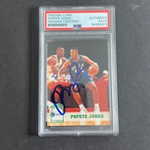 1994 Hoops #321 Popeye Jones Signed Card AUTO PSA RC Slabbed - £36.07 GBP