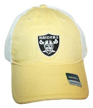 Las Vegas Raiders Football NFL Women&#39;s Reebok Hat - Yellow Trucker Style Cap - £14.33 GBP