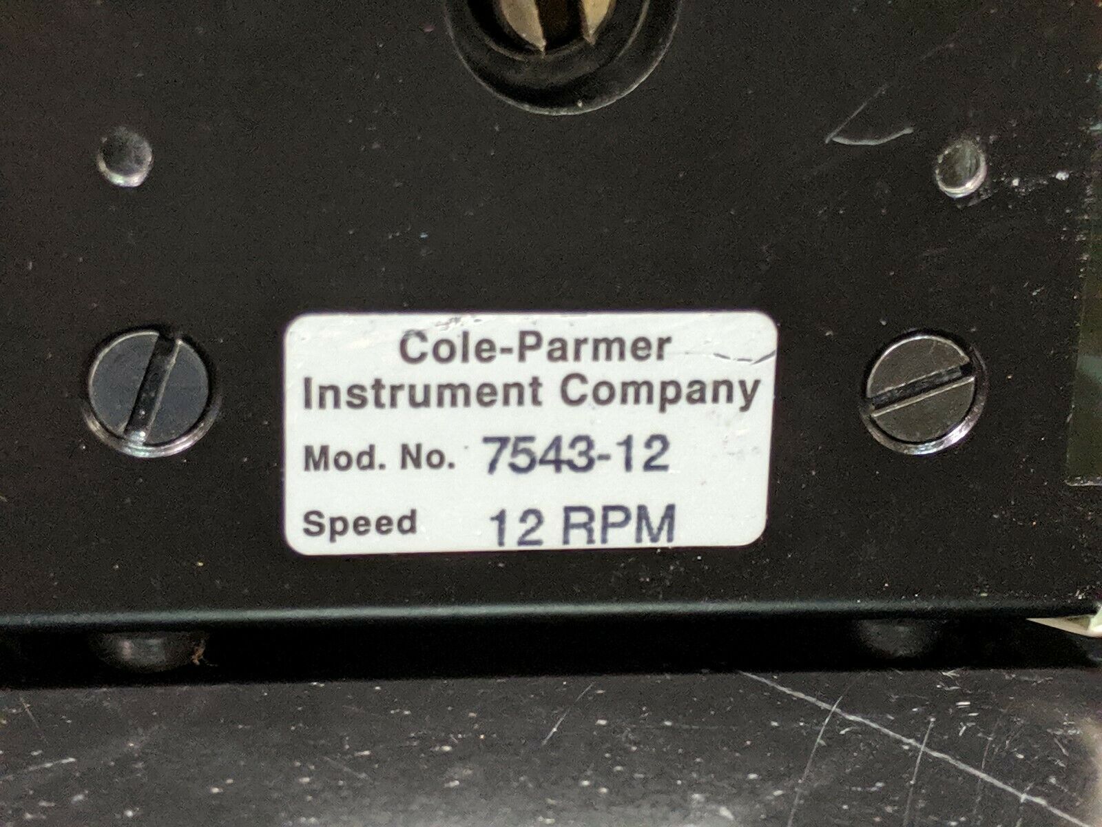 Cole Parmer 7543-12 Masterflex Pump Drive / 12 RPM / TESTED / 30 DAY GUA... - $121.50