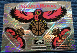 Vintage Atlanta Hawks NBA Prism Sticker Peninsula Vending Holo Prizm ~876A - £5.45 GBP
