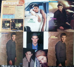 DAVID BOREANAZ ~ 25 Color and B&amp;W Clippings, Articles, PIN-UPS from 1998... - £6.54 GBP