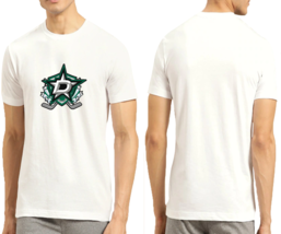Dallas Stars  Cotton Short Sleeve White T-Shirt - £7.98 GBP+