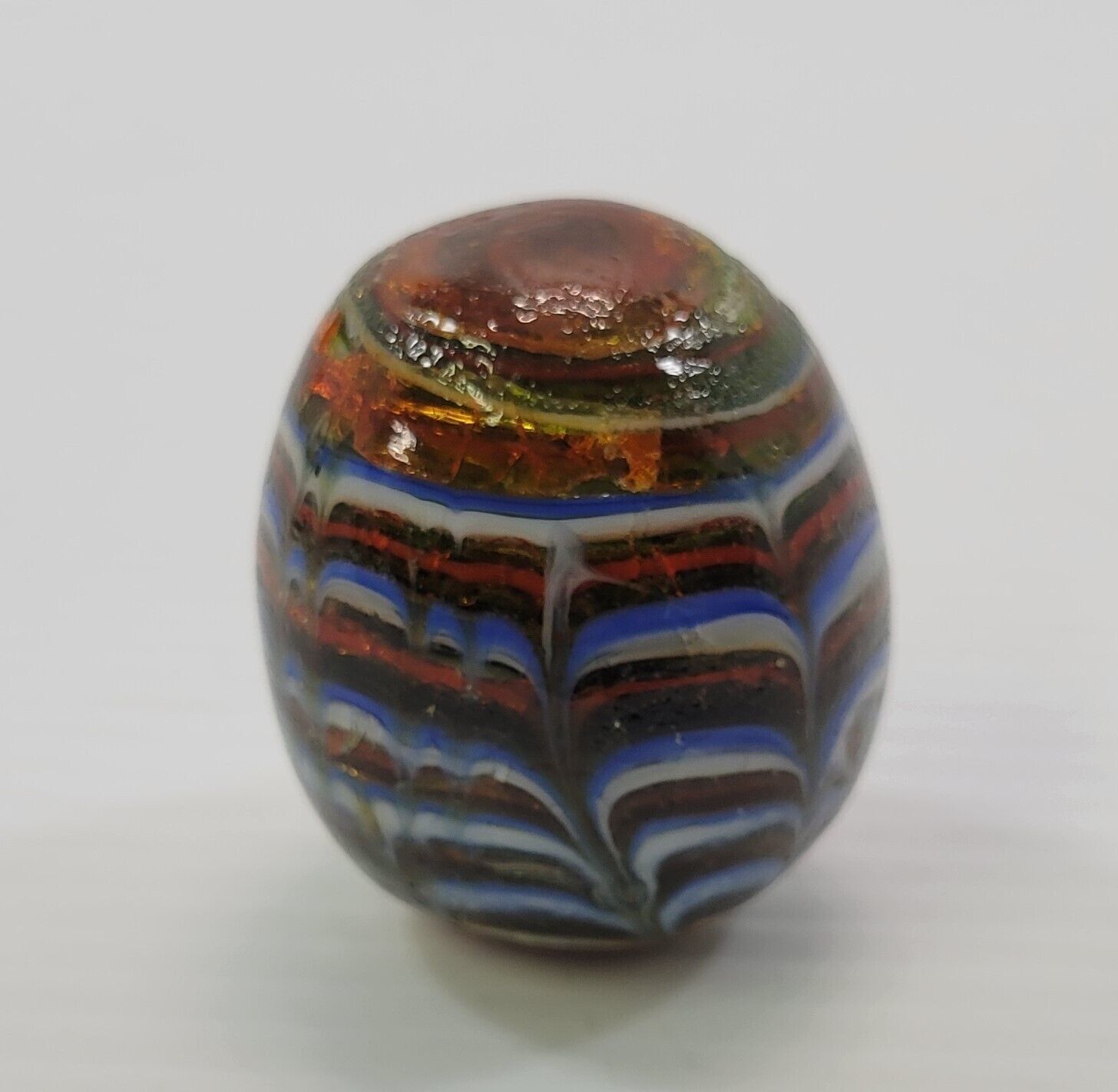 C) Decorative Colorful Art Solid Resin Egg Paperweight - $5.93