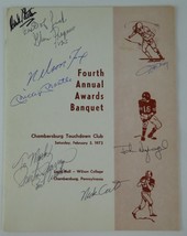 Mickey Mantle Nellie Fox Signed Autographed Chambersburg Touchdown Club Program - £395.67 GBP