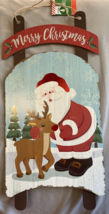 Merry Christmas hanging House Decor -Santa And Rudolph-Brand New-SHIP N ... - €12,64 EUR