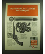 1974 Omark CCI Maxi-mag 22WMR Shotshells Ad - make your .22 WMR into a s... - £14.55 GBP