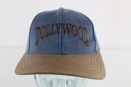 Vintage 90s Streetwear Faded Spell Out Stonewash Dollywood Strapback Hat... - £23.23 GBP