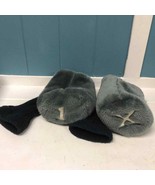 Vintage set of fuzzy golf club covers 1 &amp; X iron lot of 2 made in Korea - $34.82 CAD