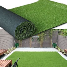 Premium Synthetic Artificial Grass Turf 1.38Inch Pile Height 5Ftx10Ft, High - $92.94