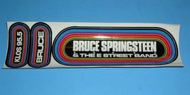 Bruce Springsteen Bumpersticker Vintage 1984 KLOS Radio Rainbow Design - £19.58 GBP