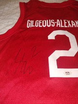 Shai Gilgeous Alexander Signed Autograph Auto Team Canada Jersey PSA/DNA - $6,387.80 MXN