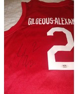 Shai Gilgeous Alexander Signed Autograph Auto Team Canada Jersey PSA/DNA - $6,440.29 MXN