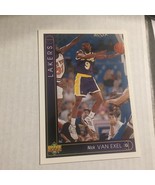 1993-94 Upper Deck Los Angeles Lakers Nick Van Exel Trading Card - $49.56 MXN