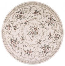 8 Round Polypropylene Ivory Area Rug - $4,852.03 MXN