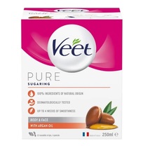 Veet Wax Sugaring Natural Argan Oil for Legs - Body, 8.4 fl oz/250 ml - £26.52 GBP