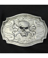 Vampire Skull and Crossbones Corba Belt Buckle Monster Buckles Mobtown  ... - $22.53