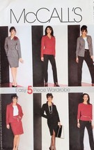 McCall&#39;s Sewing Pattern 3373 Misses Dress Shirt Jacket Top Pants Skirt Size 6-10 - £7.16 GBP