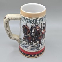 1988 BUDWEISER Beer Holiday Stein Collector’s Series Mug, Anheuser-Busch - $235.28 MXN