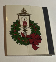 Season&#39;s Greetings Wreath Staff of the Capitol Hill Club Matchbook Cover - $4.90