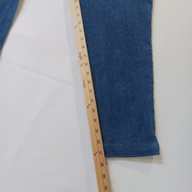 Style & Co Women's Blue Embroidery Floral Denim Ankle Jeans Size 12 (34×27) image 8