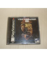 Wing Commander III Heart of the Tiger Sony PlayStation 1 Case &amp; 4 Disc Game - $370.97 MXN